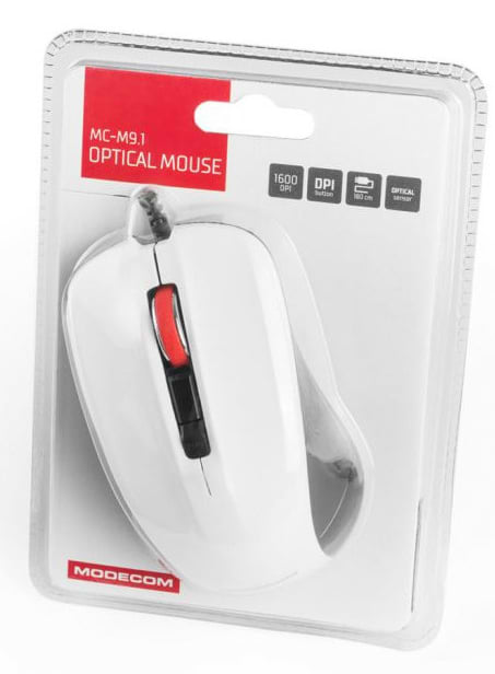 Фото - Миша дротова Modecom MC-M9.1 Black-White (M-MC-00M9.1-200)