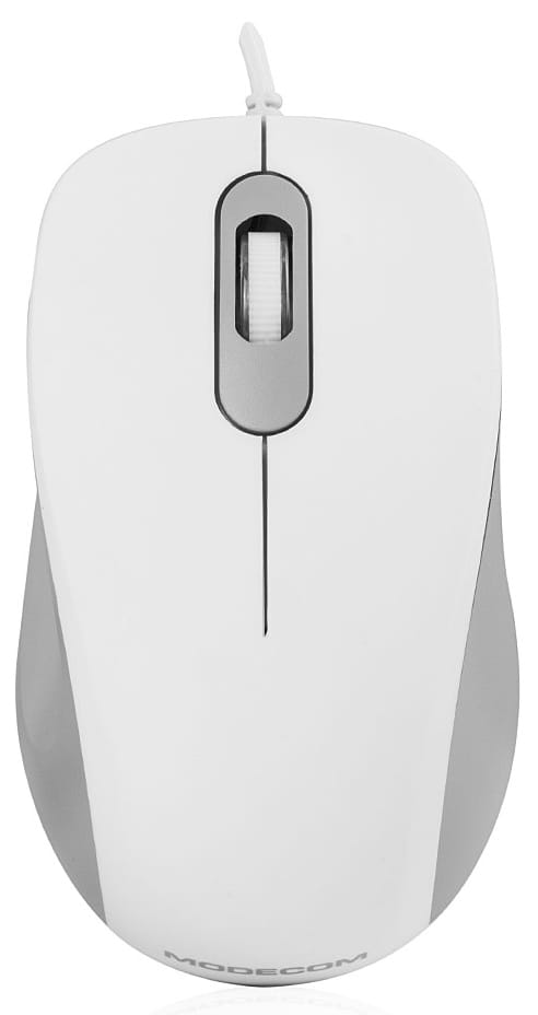 Мышь проводная Modecom MC-M10S White (M-MC-M10S-200) - Фото 1