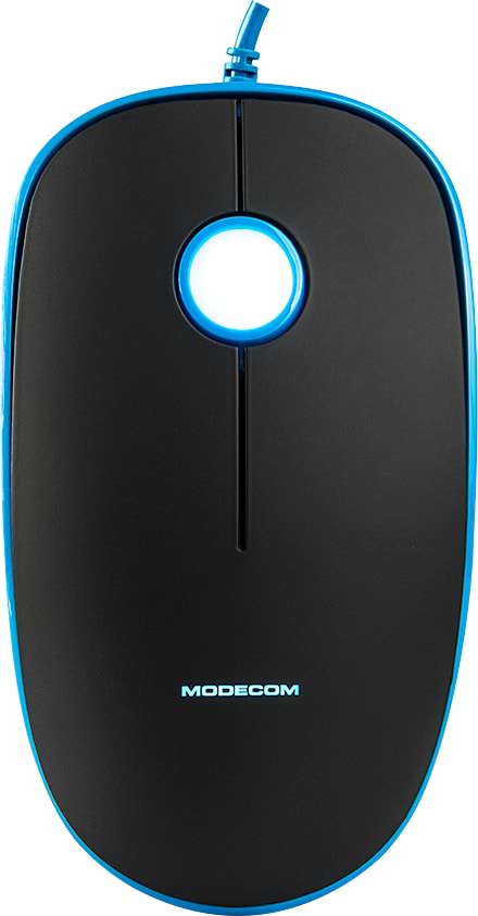 Мышь проводная Modecom MC-M111 Black-Blue (M-MC-M111-140) - Фото 1