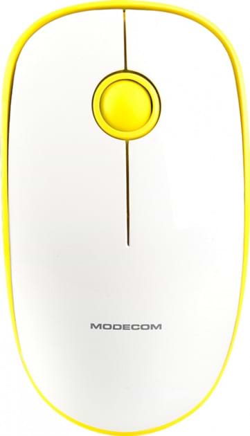 Мышь беспроводная Modecom MC-WM112 White-Yellow (M-MC-WM112-290) - Фото 1