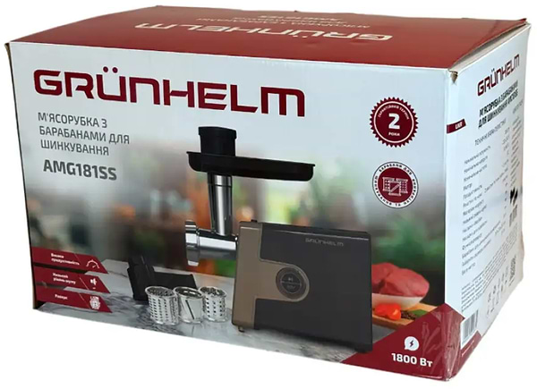 Фото - Мясорубка Grunhelm AMG181SS