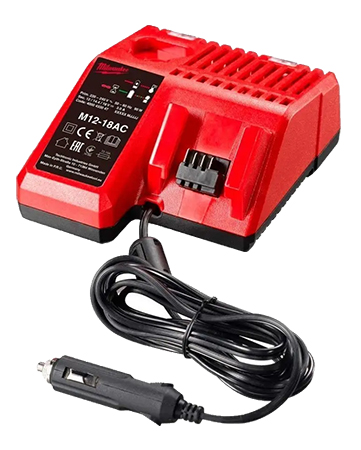 З/У к аккумуляторной батарее для электроинструментов Milwaukee M12-18 AC 12В (4932459205)