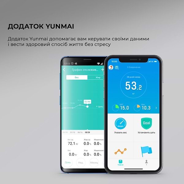 Фото - Ваги YUNMAI Pro Smart Scale Black (M1806CH-BK)