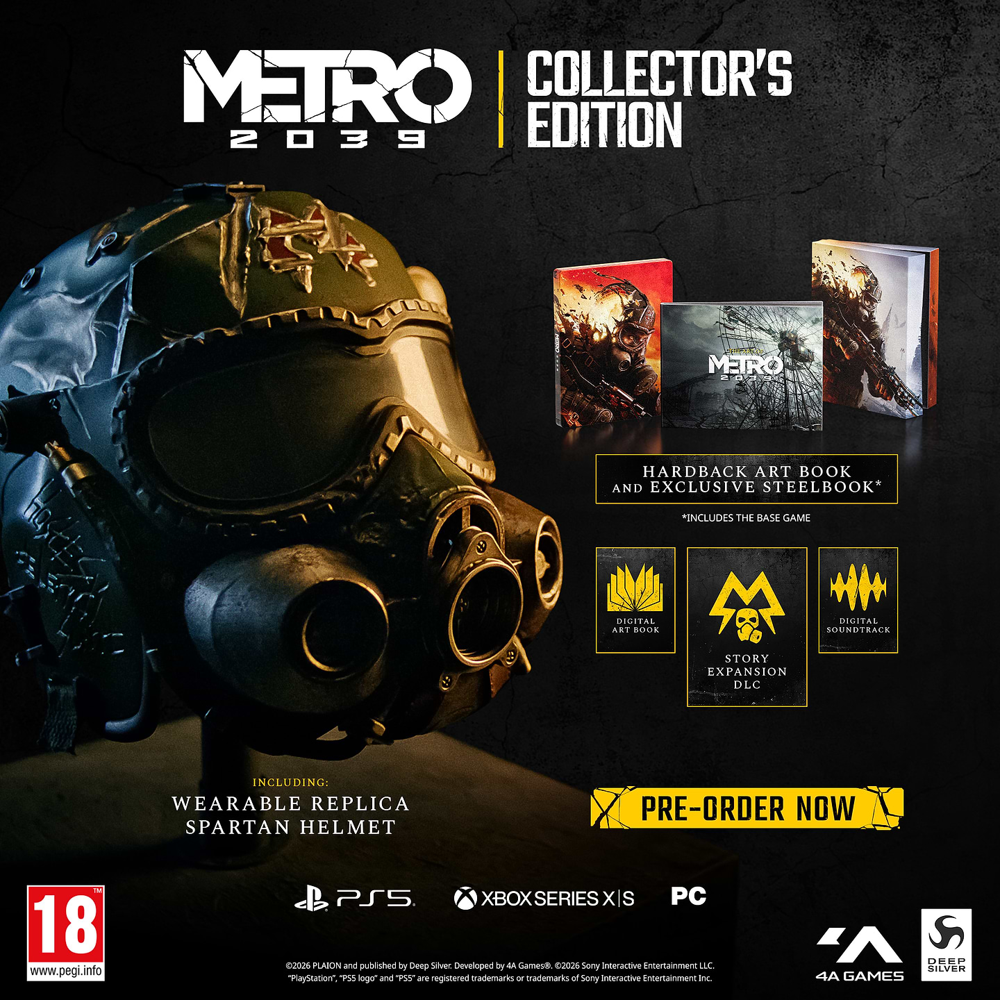Игровой диск PS5 Metro 2039 Collector's Edition