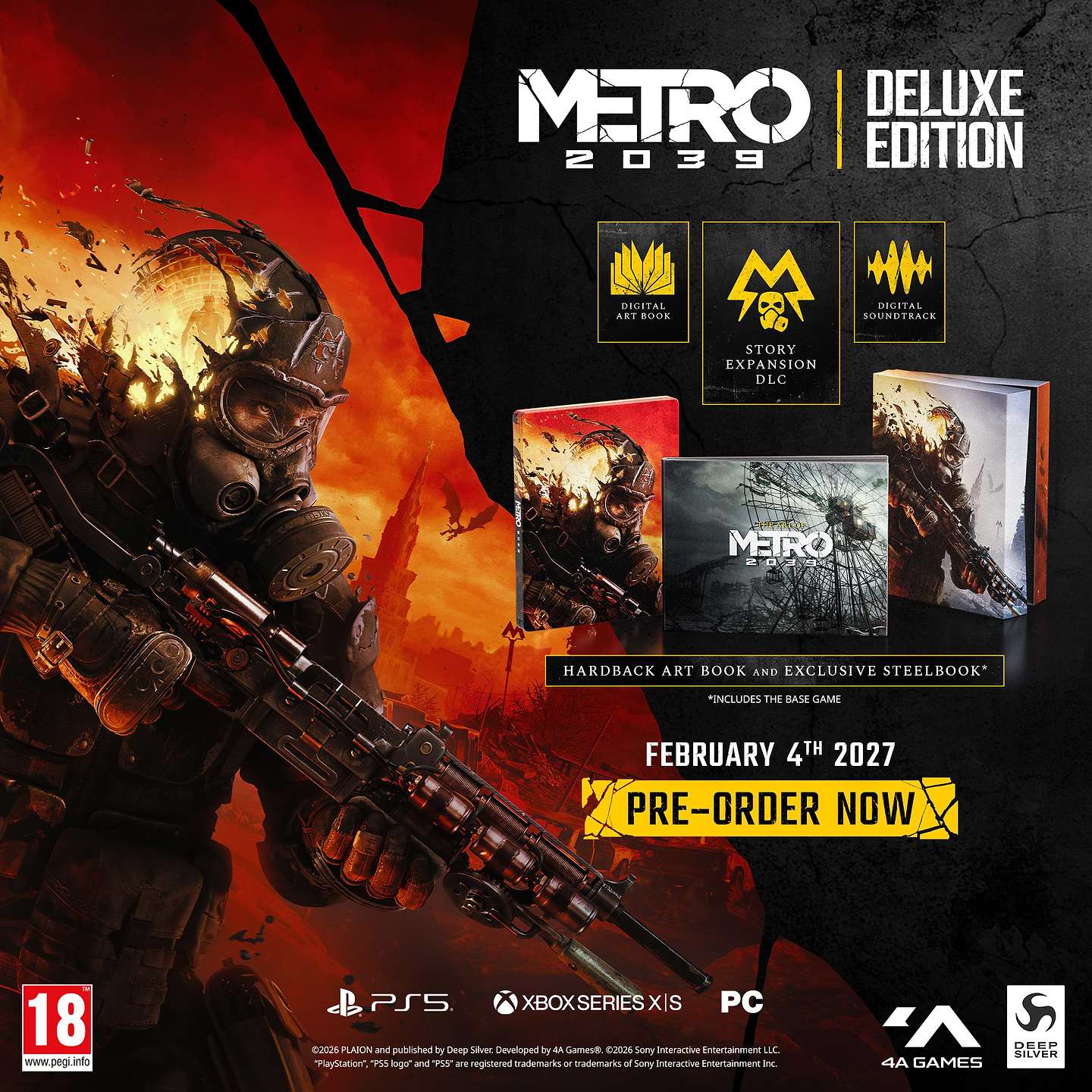 Игровой диск PS5 Metro 2039 Deluxe Edition