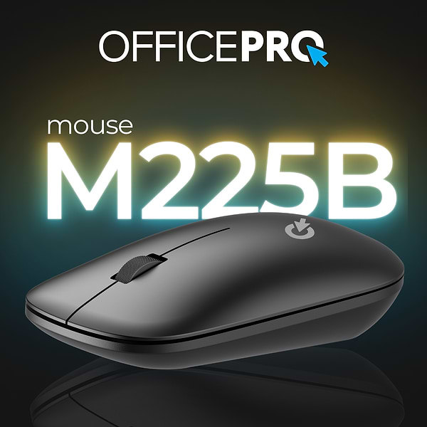 Фото - Миша бездротова OfficePro Silent Click Wireless Black (M225B)