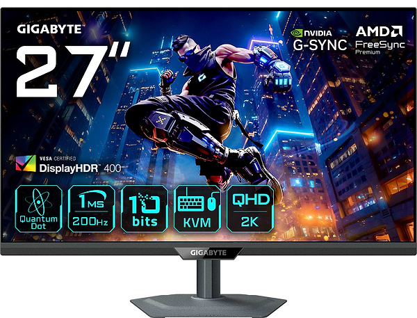 Фото - Монітор ігровий Gigabyte M27Q2 QD Gaming Monitor Фото - Монітор ігровий Gigabyte M27Q2 QD Gaming Monitor