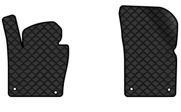 Килимки з екошкіри в салон авто передні EVAtech для Passat (B7) Volkswagen 2010-2014 7 покоління Sedan EU (VW3694AM2AV4BBB)