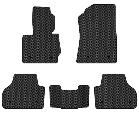 EVA коврики в салон авто EVAtech для X3 (F25) BMW 2010-2017 2 поколение SUV EU BM321CBK5BW8RBB