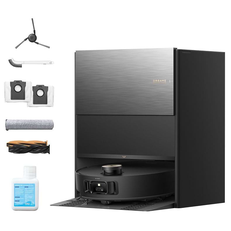 Робот-пилосос миючий Dreame Aqua 10 Roller Black (RLH31CE-BL) - Фото 1