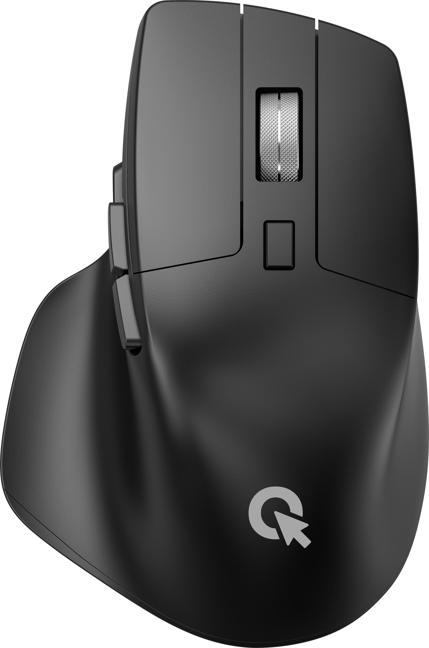 Мышь беспроводная OfficePro Silent Click Ergonomic Wireless Black (M395B) - Фото 1