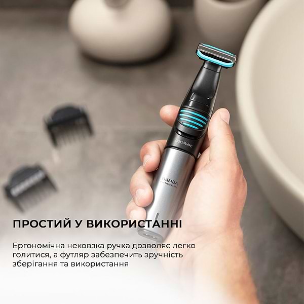 Фото - Триммер для усов и бороды Cecotec Bamba PrecisionCare 5in1 (CCTC-04741)