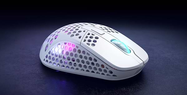 Фото - Миша бездротова ігрова Xtrfy M4 WL/USB-A RGB White (M4W-RGB-WHITE)