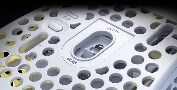 Фото - Миша бездротова ігрова Xtrfy M4 WL/USB-A RGB White (M4W-RGB-WHITE)