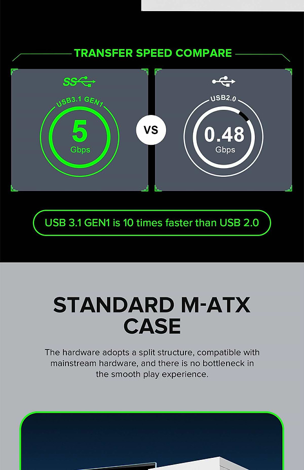 Фото - Корпус Gamemax M60 White без БЖ