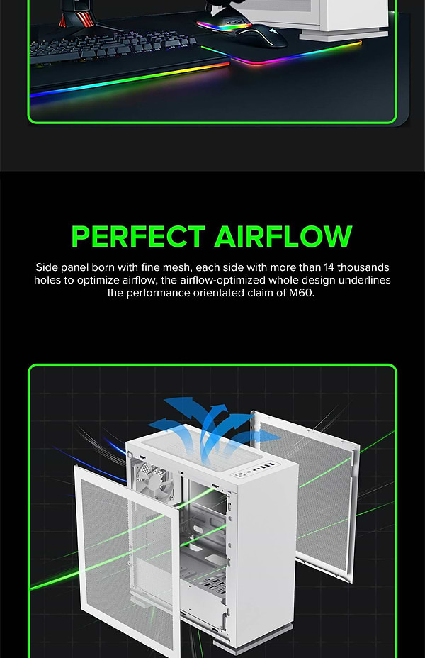 Фото - Корпус Gamemax M60 White без БЖ