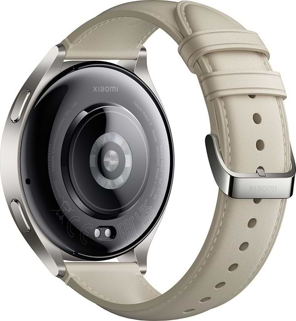 Фото - Смарт-часы Xiaomi Watch 2 Titan, Gray Case White Leather Strap (BHR9306GL)