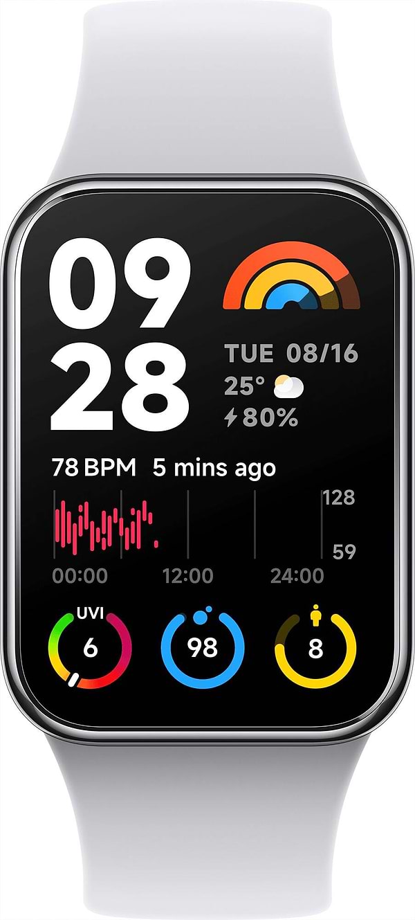 Фото - Фітнес-браслет Xiaomi Smart Band 8 Pro Light Grey (BHR8007GL)