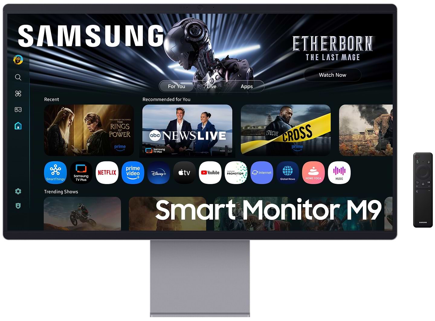Монітор ігровий Samsung Smart M9 OLED M90SF (LS32FM902SIXUA) - Фото 1