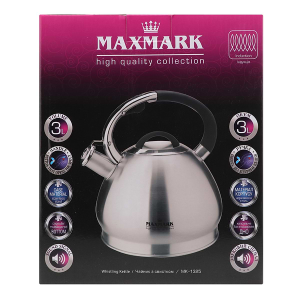 Фото - Чайник металлический Maxmark MК-1325