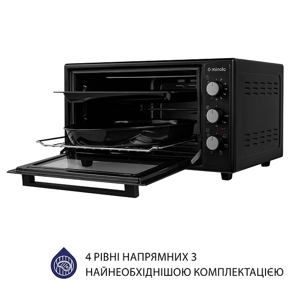 Фото - Піч електрична Minola FOET 4815 BL