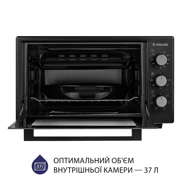 Фото - Піч електрична Minola FOEV 3714 BL