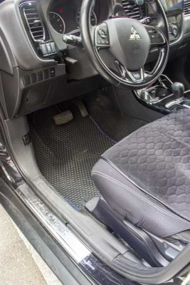 Фото - Килимки з екошкіри в салон авто передні EVAtech ECO для Outlander 7 seats Mitsubishi 2013 3 покоління SUV USA (MT31483AD2AV2BBLB)