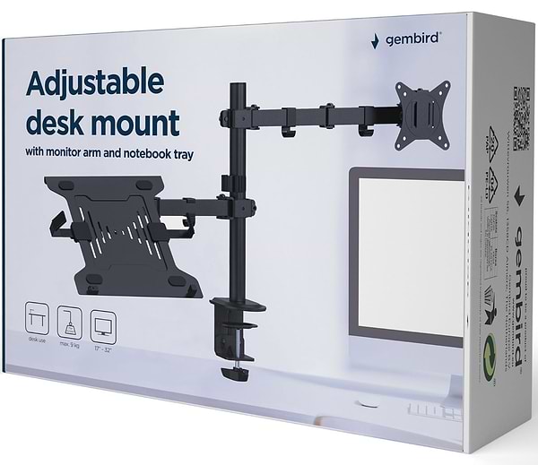Фото - Крепление настольное Gembird MA-DA-03