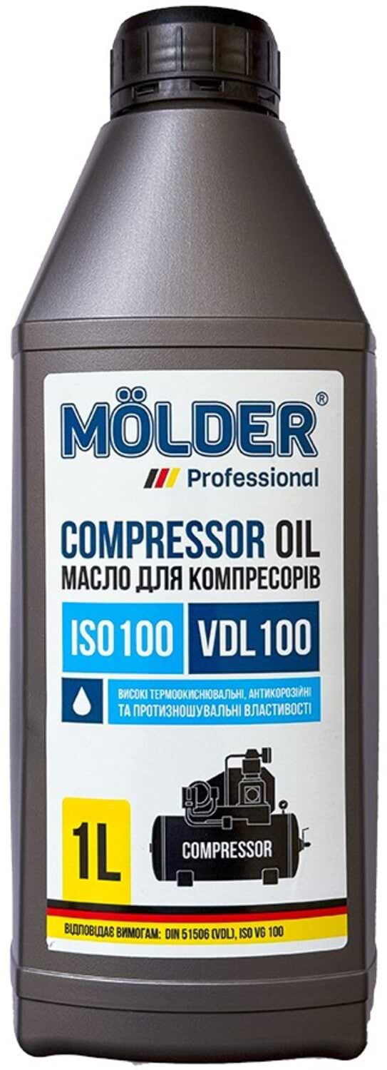 Фото - Масло для авто Molder COMPRESSOR OIL VDL 100 1 л (MA01100) Фото - Масло для авто Molder COMPRESSOR OIL VDL 100 1 л (MA01100)