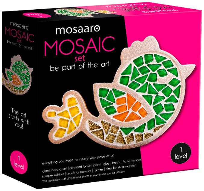 Стеклянная мозаика Mosaaro Bird.Птица (MA1005)