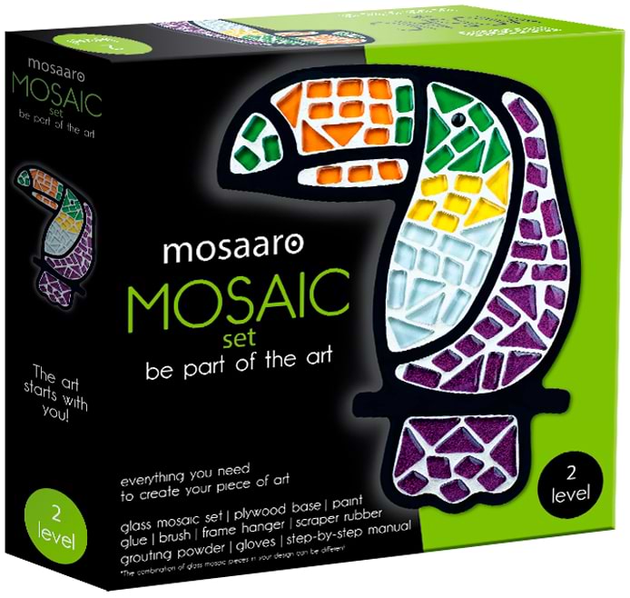 Стеклянная мозаика Mosaaro Tucan Тукан (MA2001)