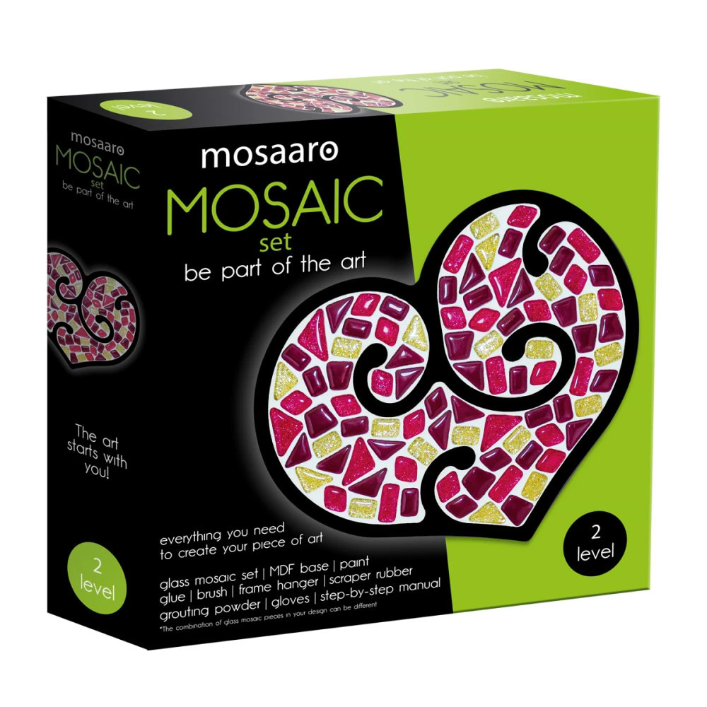 Стеклянная мозаика Mosaaro Сердце (MA2005)