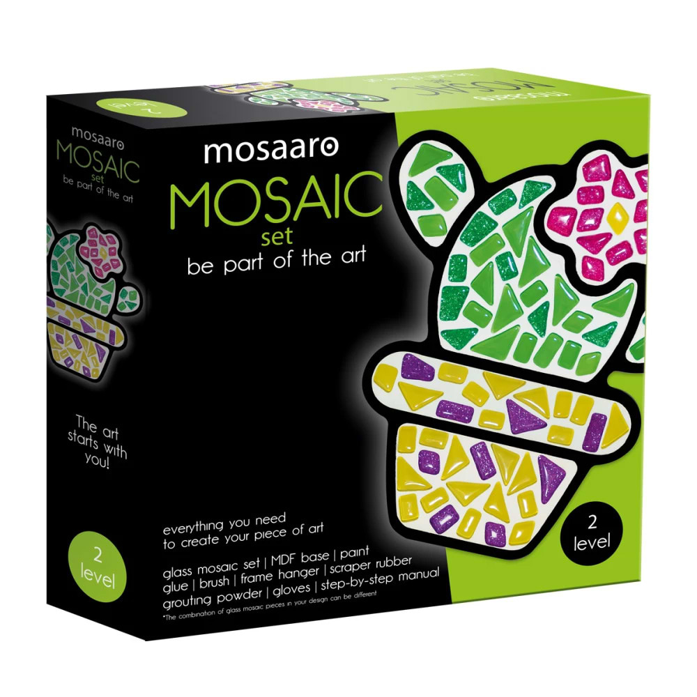 Стеклянная мозаика Mosaaro Кактус (MA2006)