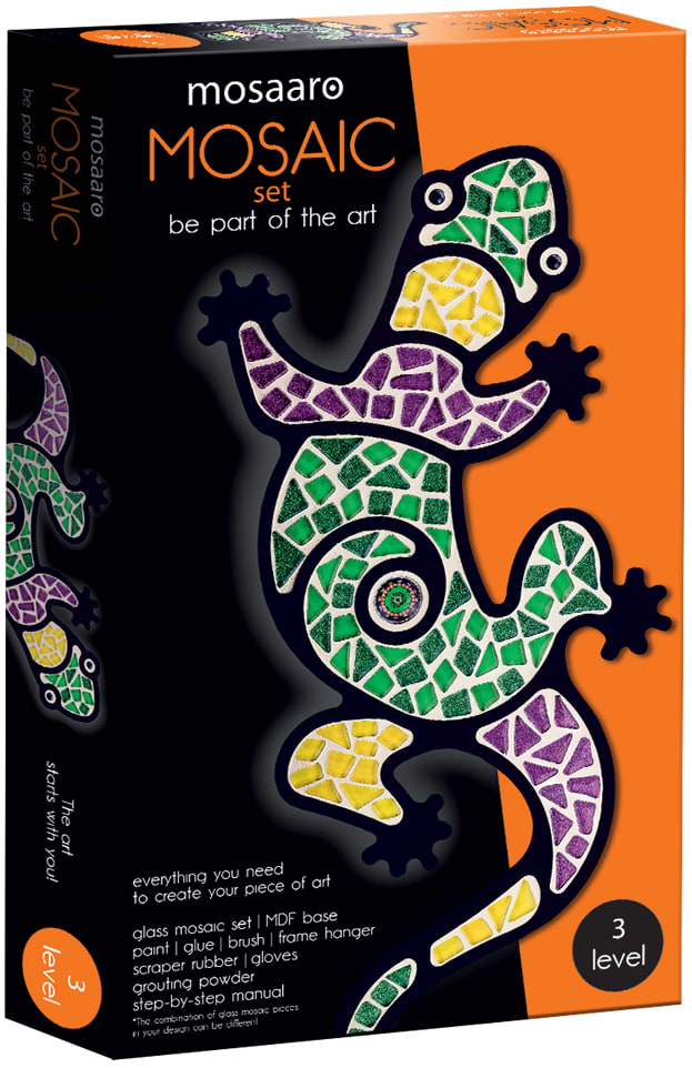 Стеклянная мозаика Mosaaro Lizard.Ящерица (MA3001)