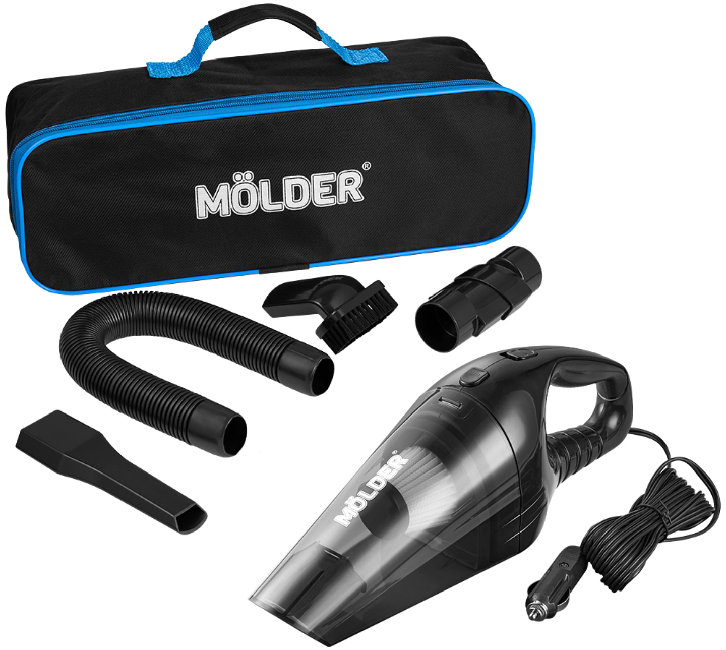 Пылесос ручной для автомобиля Molder MA34015 Black - Фото 1