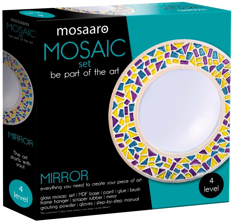 Стеклянная мозаика Mosaaro Mirror. Зеркало (MA4004)