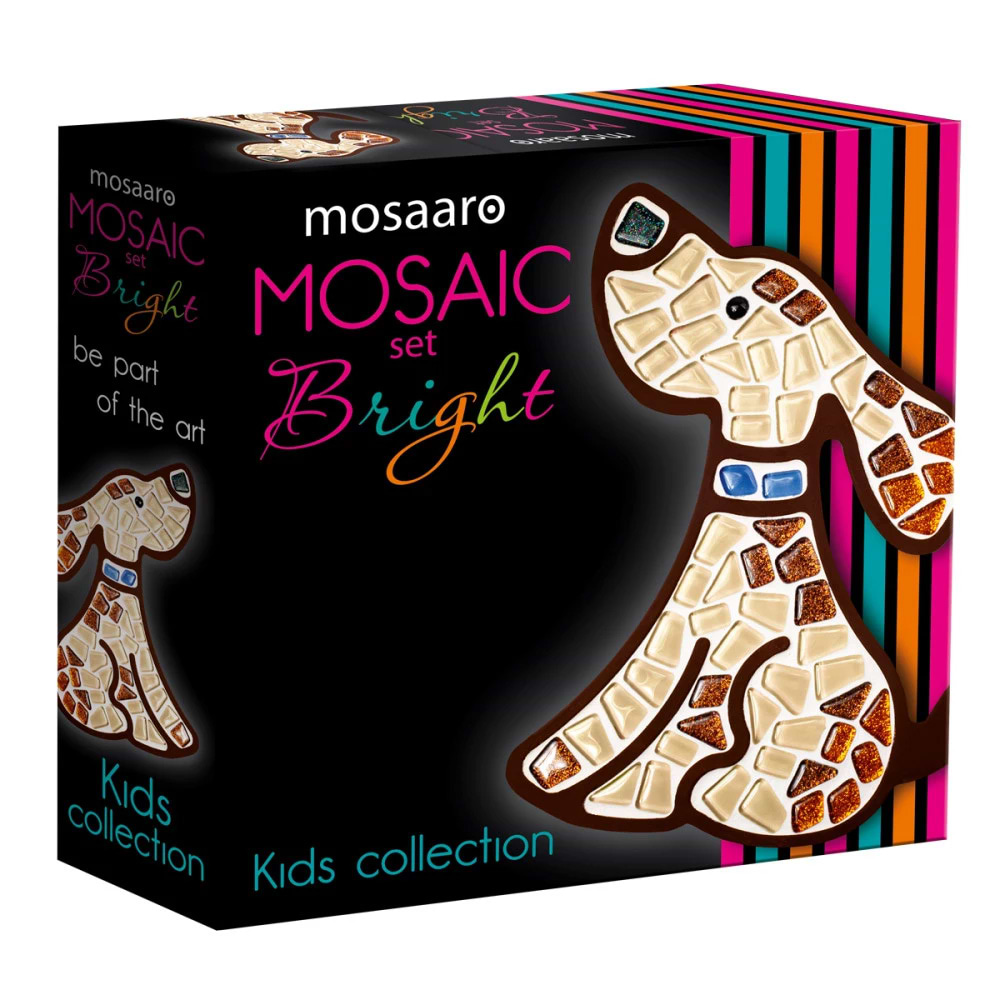 Стеклянная мозаика Mosaaro Песик (MA7005)