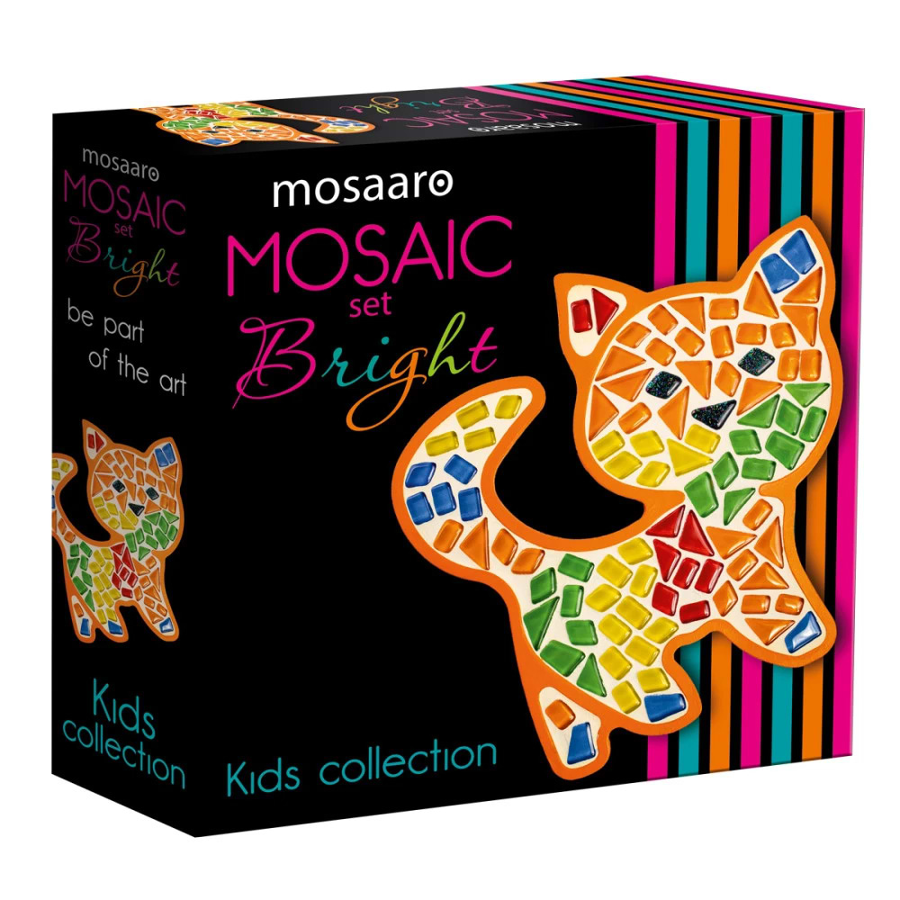Стеклянная мозаика Mosaaro Котик (MA7006)
