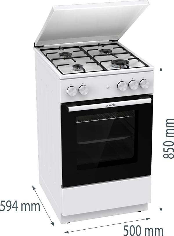 Фото - Уцінка - Плита газова Gorenje GG 5A14 WJ