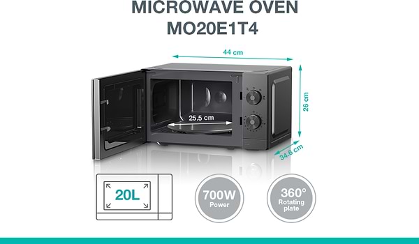 Фото - Мікрохвильова піч (НВЧ) Gorenje MO20E1T4