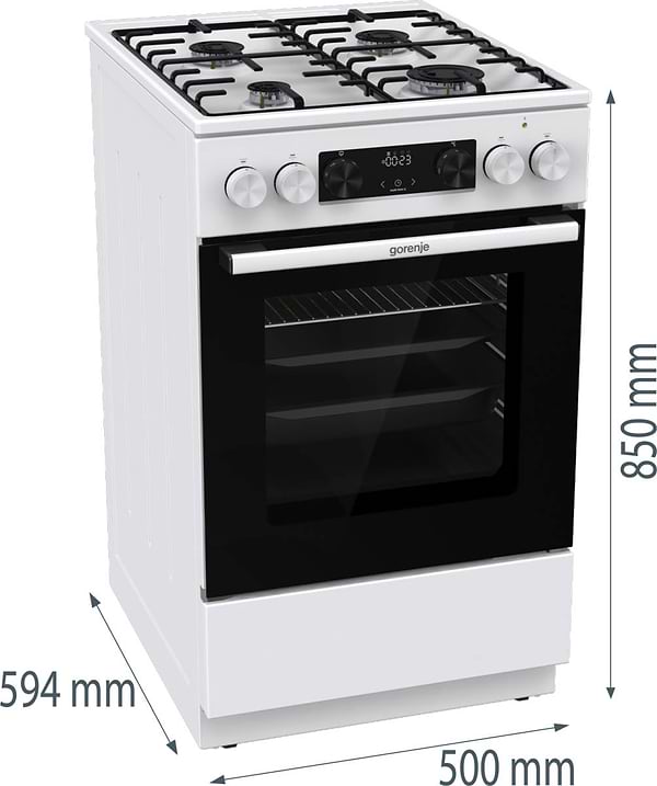 Фото - Уценка - Плита газовая Gorenje GK 5C42 WH