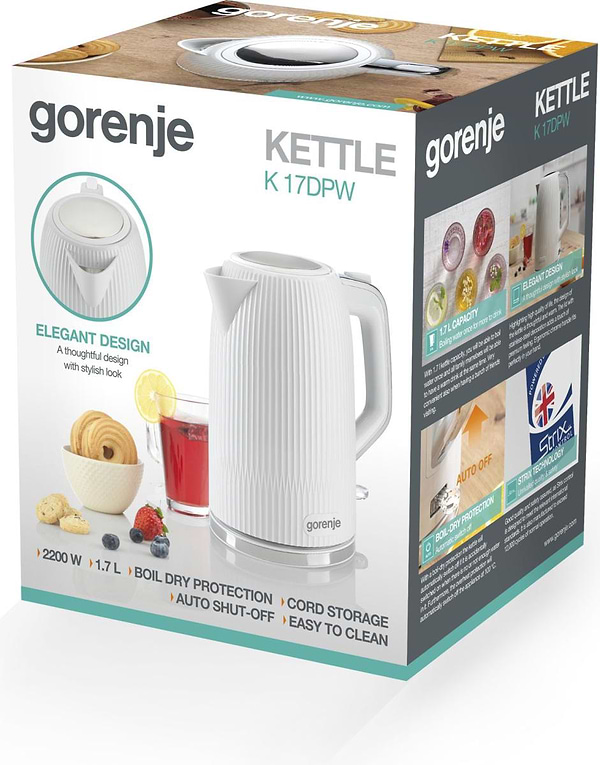 Фото - Електричний чайник Gorenje K17DPW