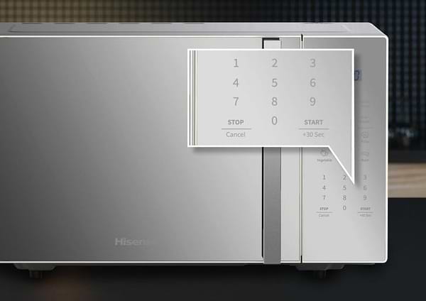 Фото - Мікрохвильова піч (НВЧ) Hisense H23MOMS5HG
