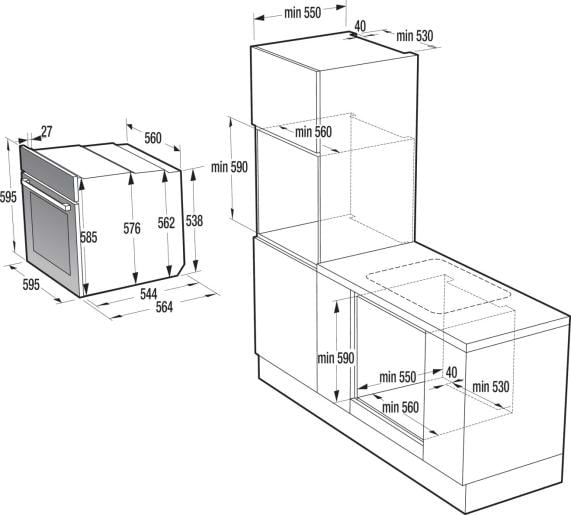 Фото - Духовой шкаф электрический Gorenje BP6138B