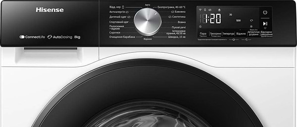 Фото - Стиральная машина Hisense WF3S8045BW3/UA