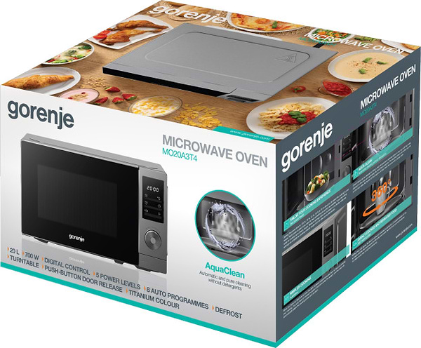Фото - Микроволновая печь (СВЧ) Gorenje MO20A3T4