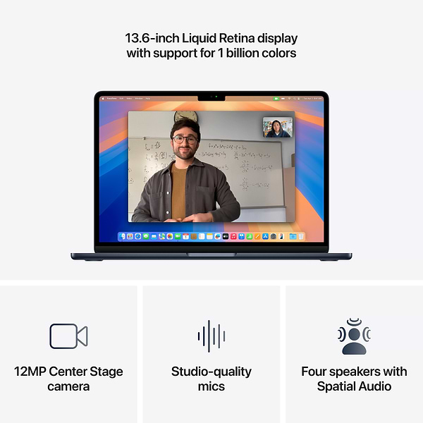 Фото - Ноутбук Apple MacBook Air 13.6 M4 16GB 512GB MW133 Midnight
