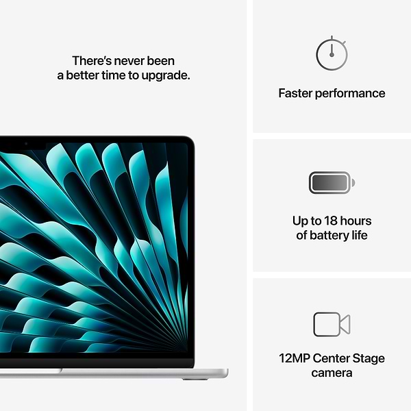 Фото - Ноутбук Apple MacBook Air 13.6 M4 16GB 256GB MW0W3 Silver