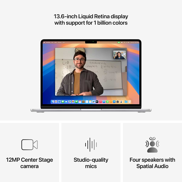 Фото - Ноутбук Apple MacBook Air 13.6 M4 16GB 256GB MW0W3 Silver
