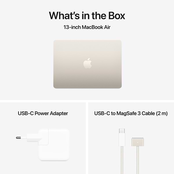 Фото - Ноутбук Apple MacBook Air 13.6 M4 16GB 256GB MW0Y3 Starlight